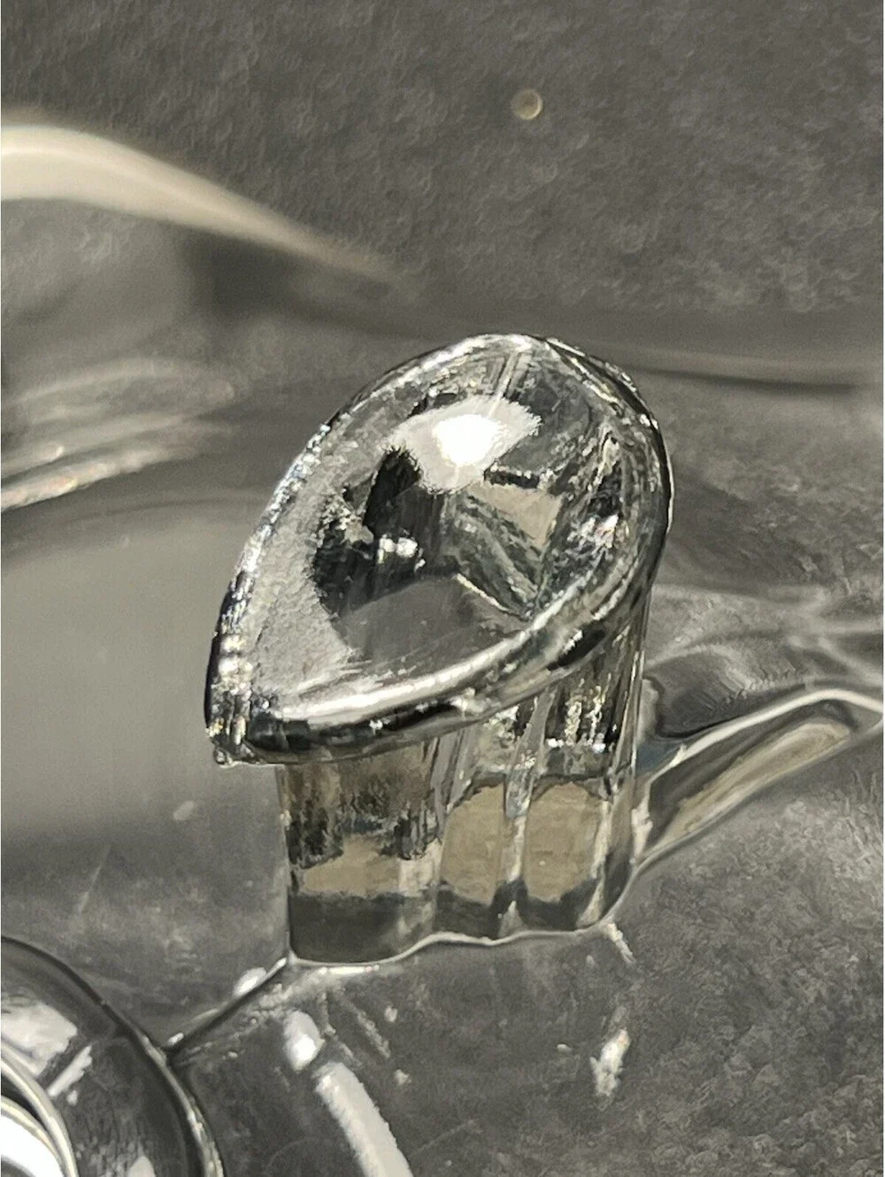 Silver City 1950s Flanders Footed Candy Bon Bon Dish Sterling Overlay, 6.5x3”